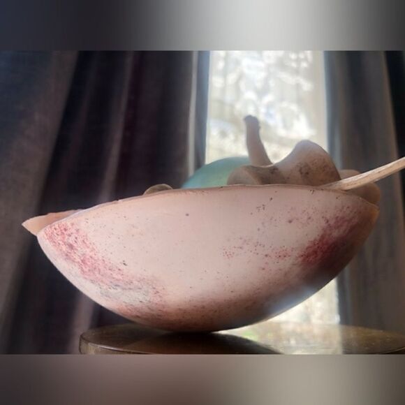 Beautiful Studio Pottery Dish Catch All Jewelry Tray~~Moon Egg Organic Look - Picture 1 of 16